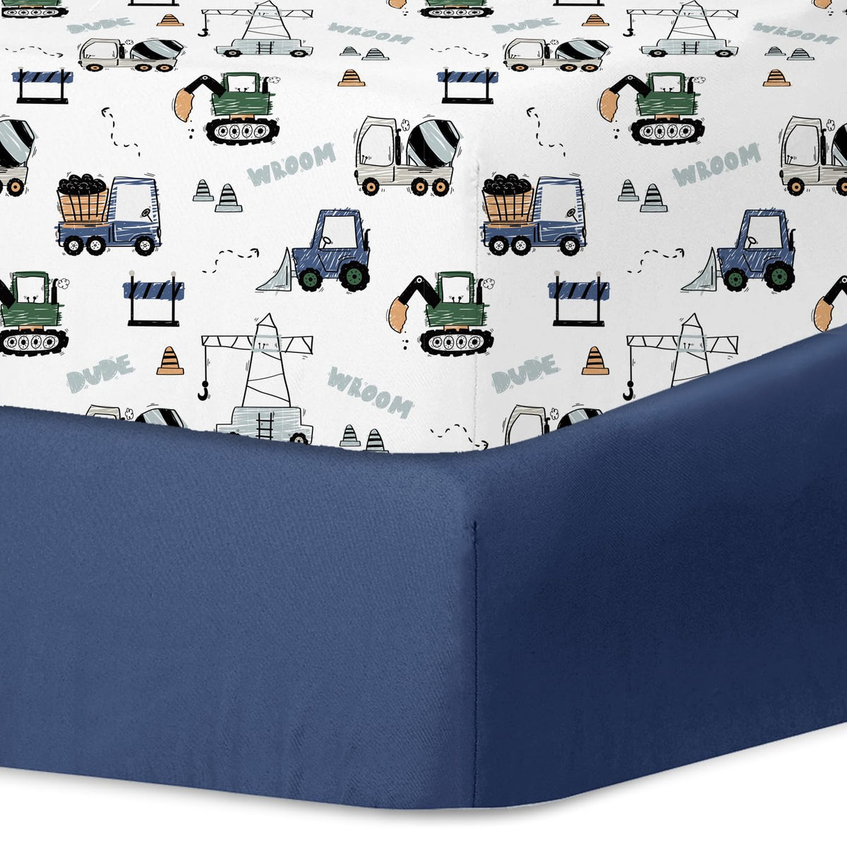 Little Grape Land crib sheets 2-pack ready to swap for quick changes and clean nights