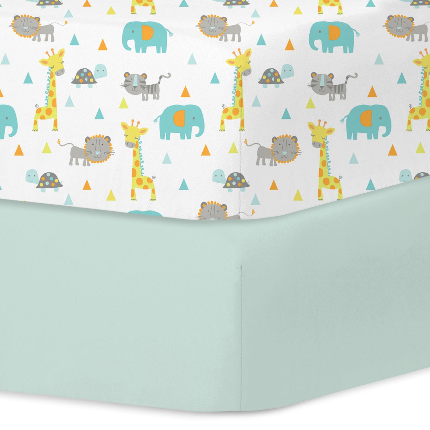 Little Grape Land crib sheets forest pattern—soft, breathable surface for peaceful baby naps