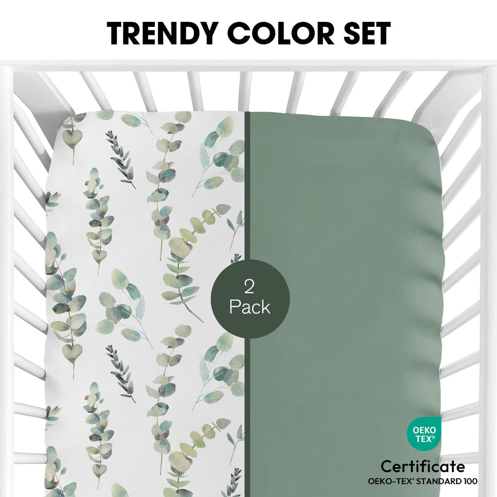 Little Grape Land crib sheets texture closeup, ultra-soft fabric ideal for sensitive baby skin