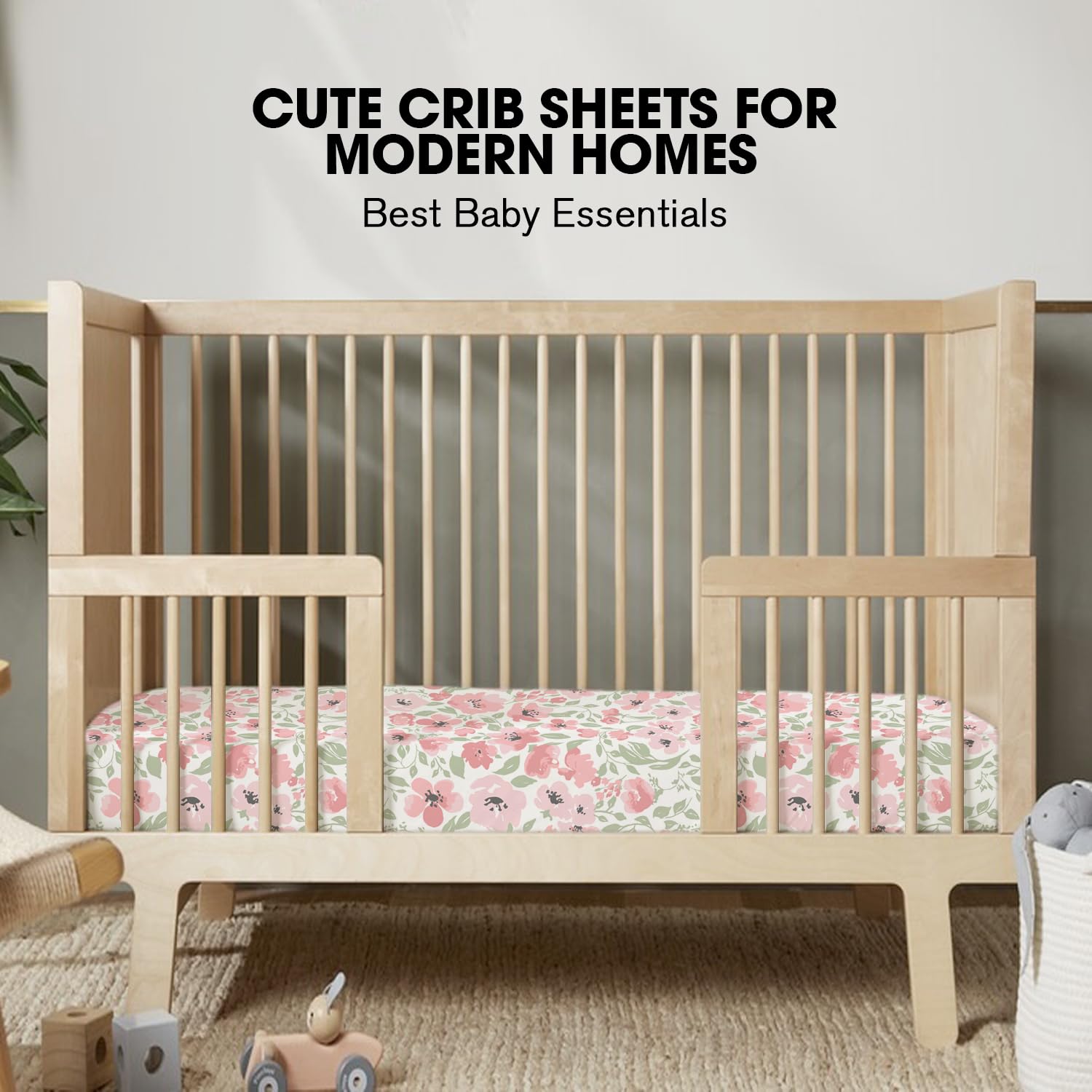Little Grape Land Daliah gift-ready nursery sheets offer a practical, cozy update for new parents.
