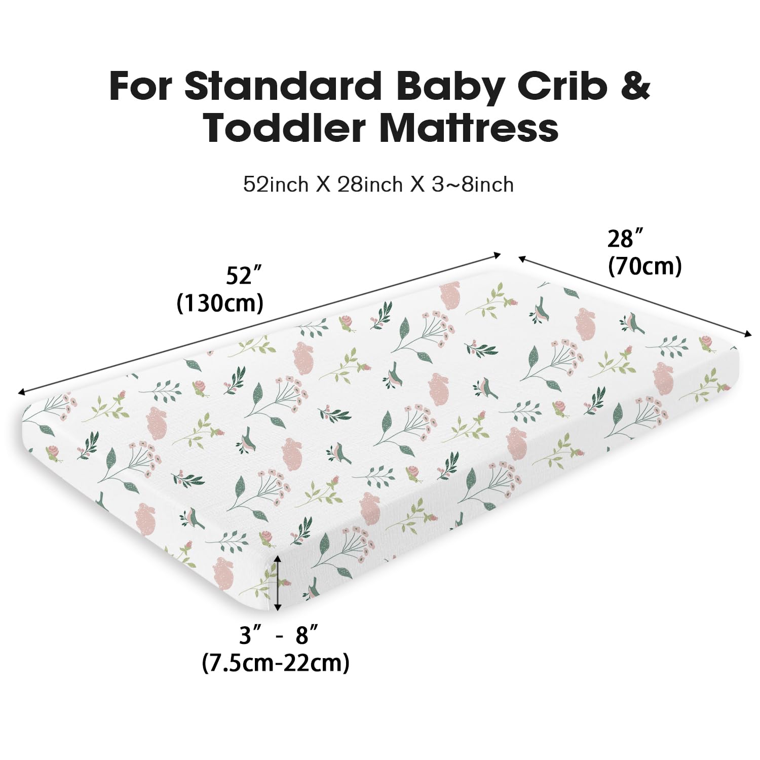 Little Grape Land gift-ready crib sheets — ideal baby shower or registry present