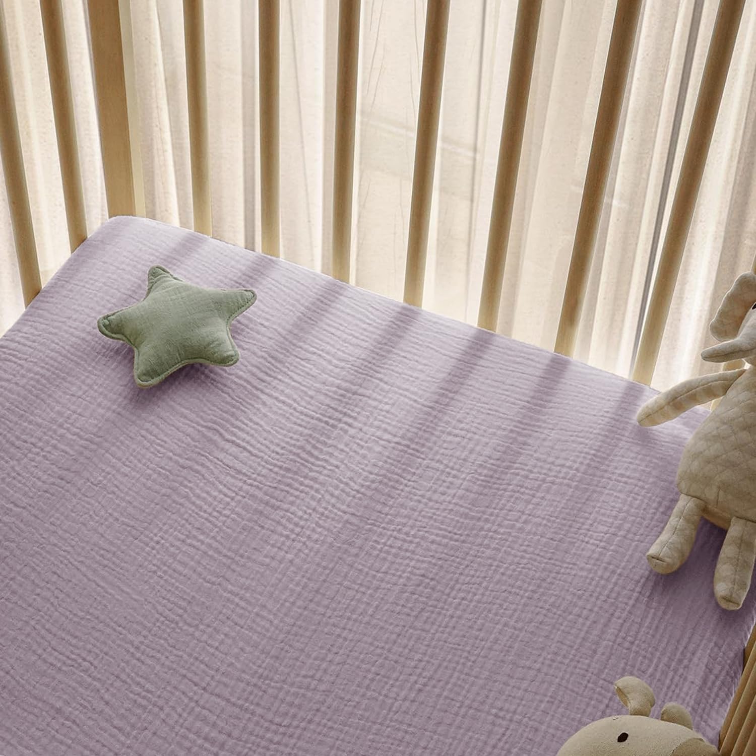 Little Grape Land machine washable sheets stay cozy after washing