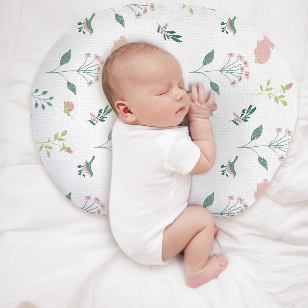 Little Grape Land close-up of muslin fabric showing baby-friendly breathable texture