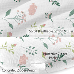 Little Grape Land hidden-zipper pillow cover enabling easy removal and washing