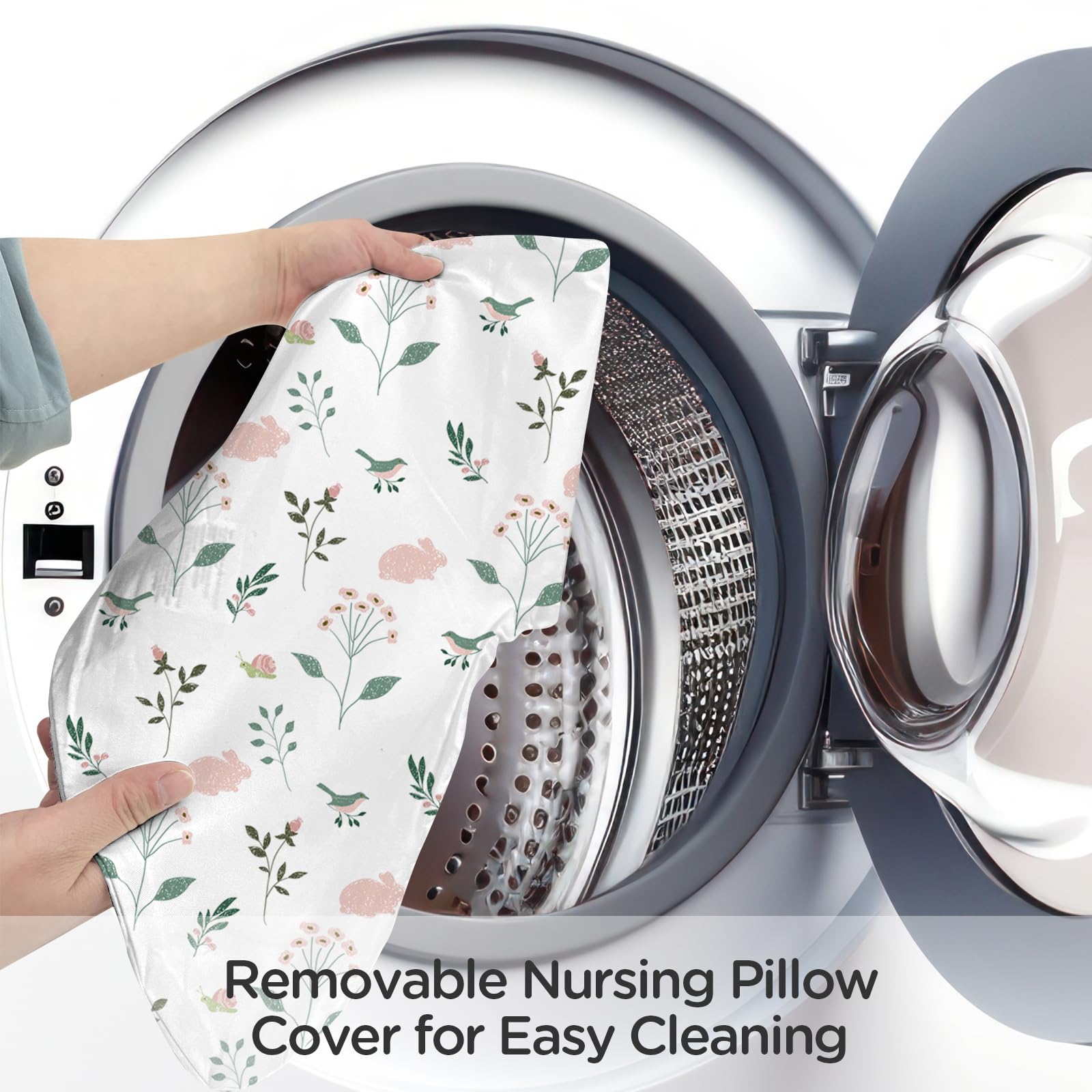 Little Grape Land nursing pillow setup for feeding and support
