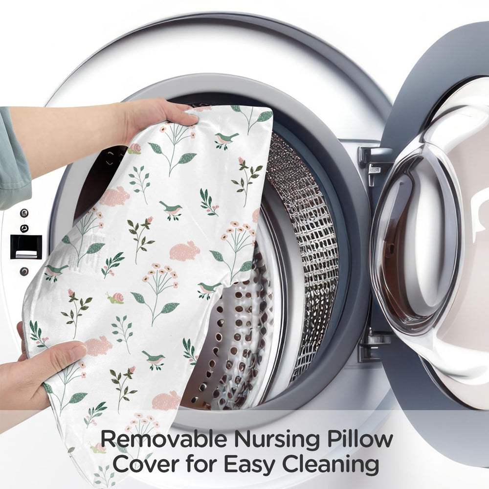 Little Grape Land nursing pillow setup for feeding and support