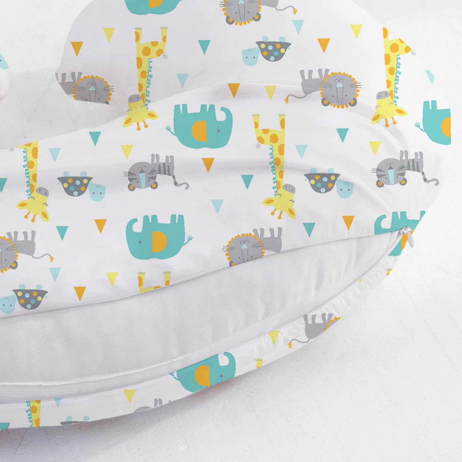 Little Grape Land nursing pillow cover fits 24x18 inches—universal size for standard pillows.