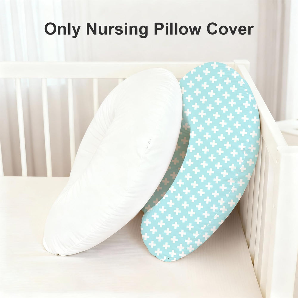 Little Grape Land nursing pillow cover machine washable label makes care easy