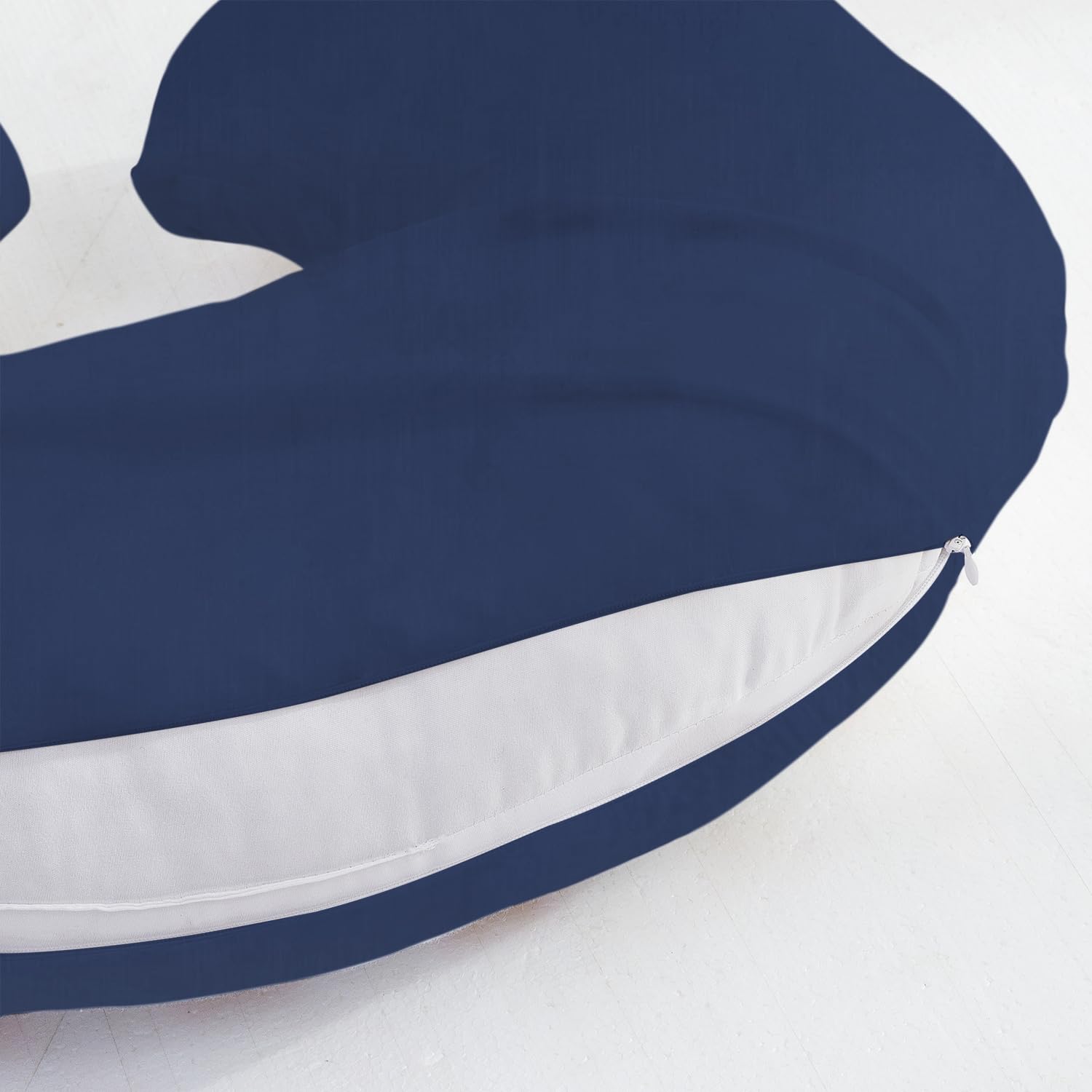 Little Grape Land nursing pillow cover machine washable, fade-resistant color after many uses.