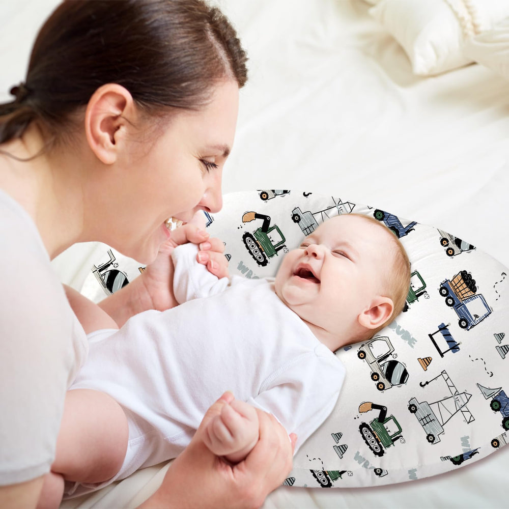Little Grape Land nursing pillow cover nursery-friendly design, coordinates with crib sheets.
