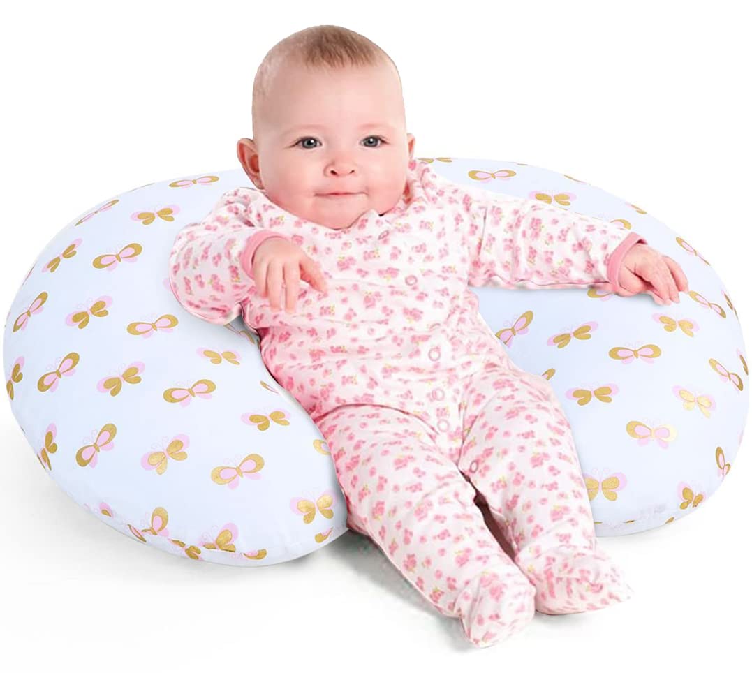 Little Grape Land nursing pillow cover removable for quick cleanup after feeds