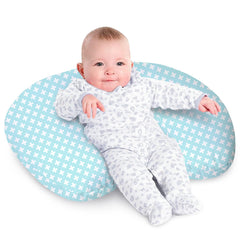 Little Grape Land nursing pillow cover close-up showing soft, breathable fabric for baby comfort.
