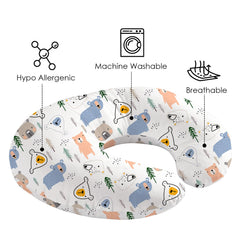 Little Grape Land nursing pillow cover two-pack—versatile colors ready for rotation.
