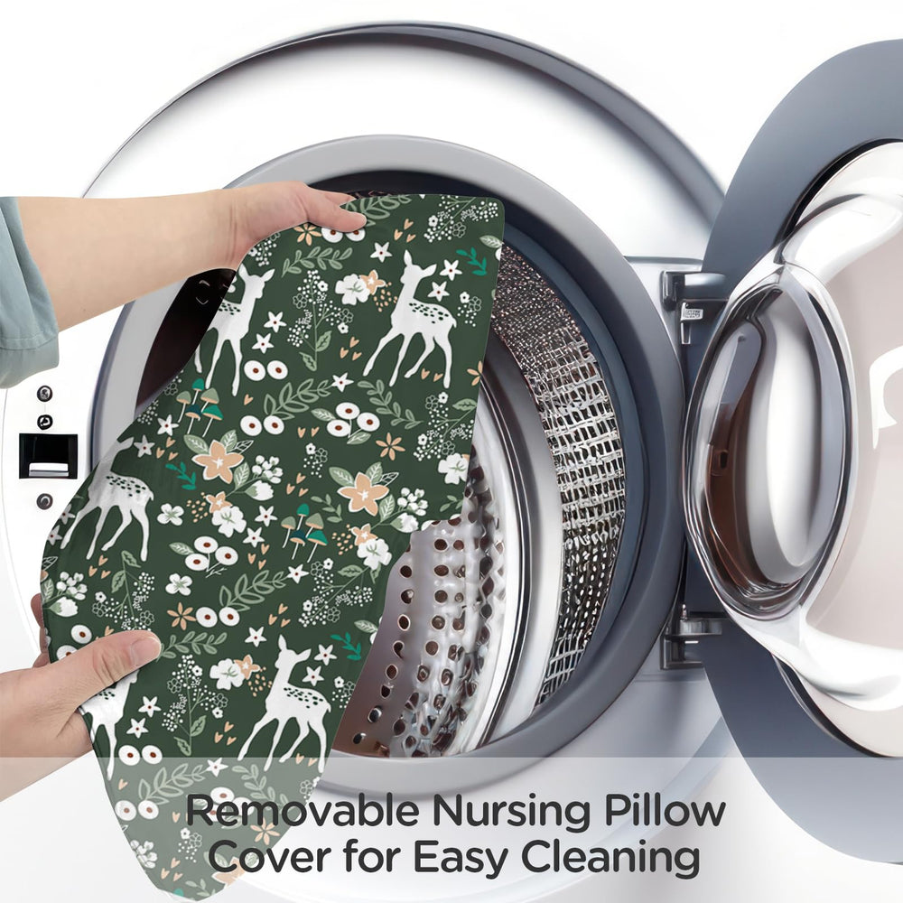 Little Grape Land nursing pillow removable cover for easy machine washing