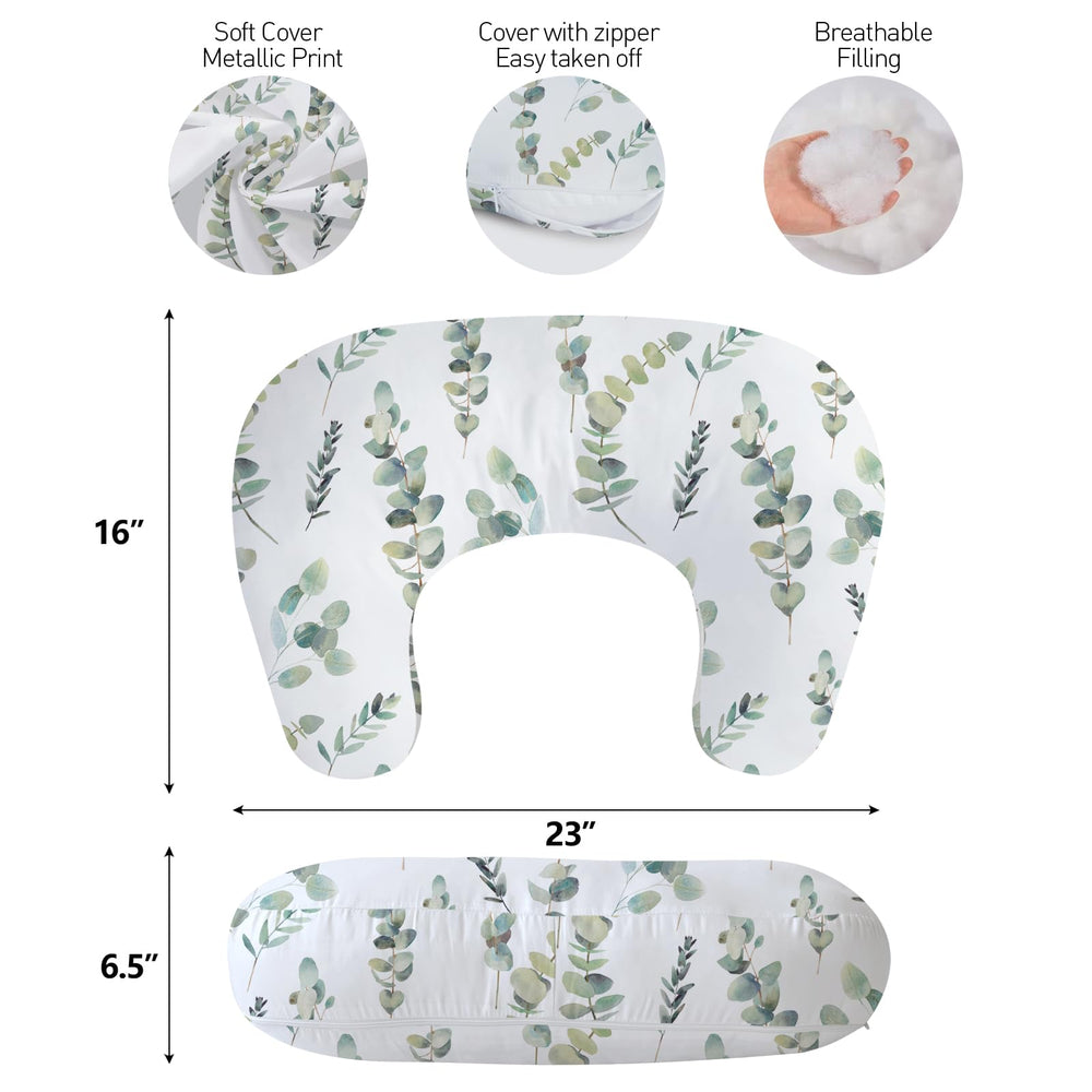 Little Grape Land nursing pillow removable cover emphasizes simple washing and upkeep.