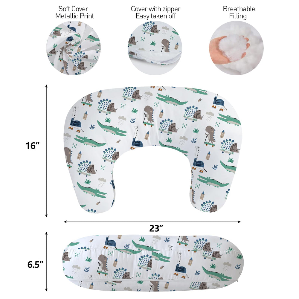 Little Grape Land pillow large support area supports comfortable feeding sessions