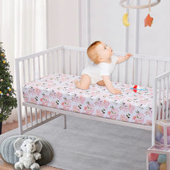 Little Grape Land pink roses two-pack sheets for easy bedding swaps.