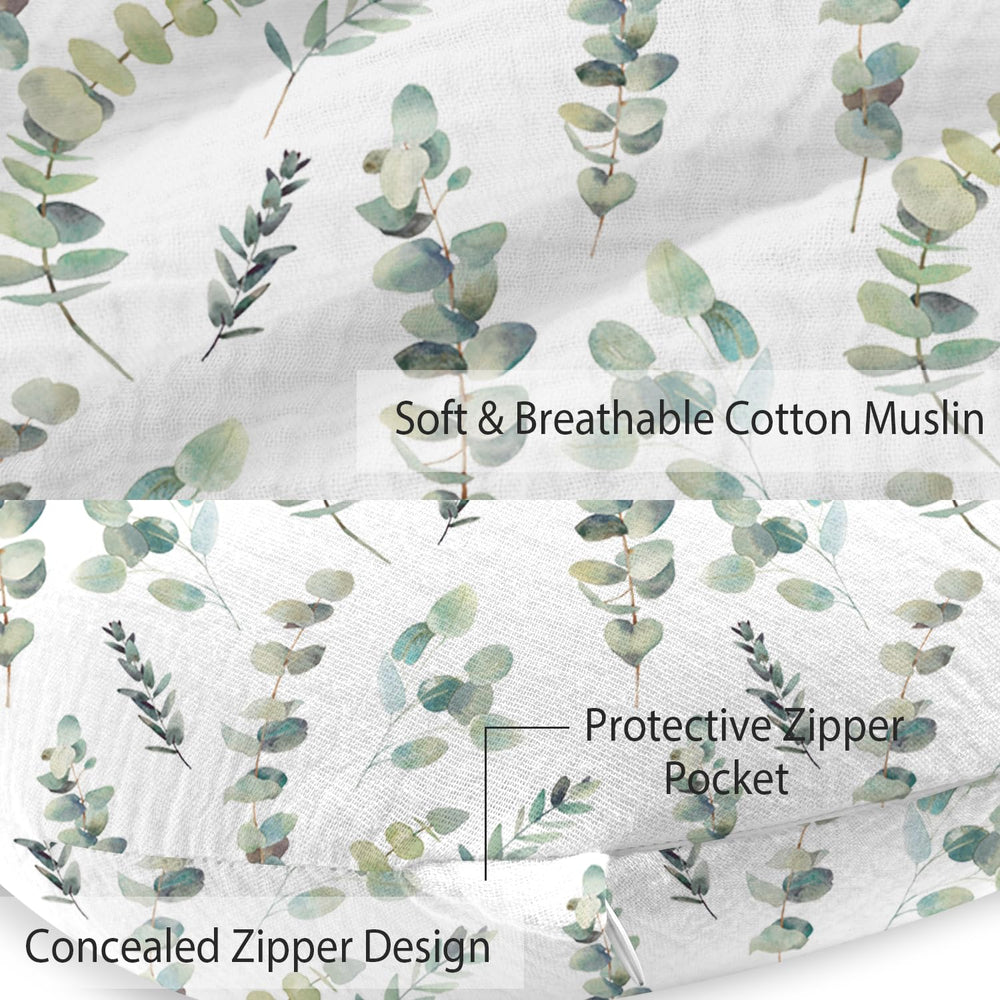 Little Grape Land soft muslin fabric texture emphasizing breathable warmth for baby