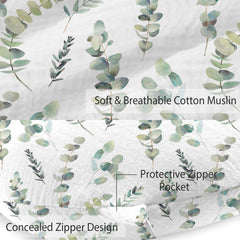 Little Grape Land soft muslin fabric texture emphasizing breathable warmth for baby
