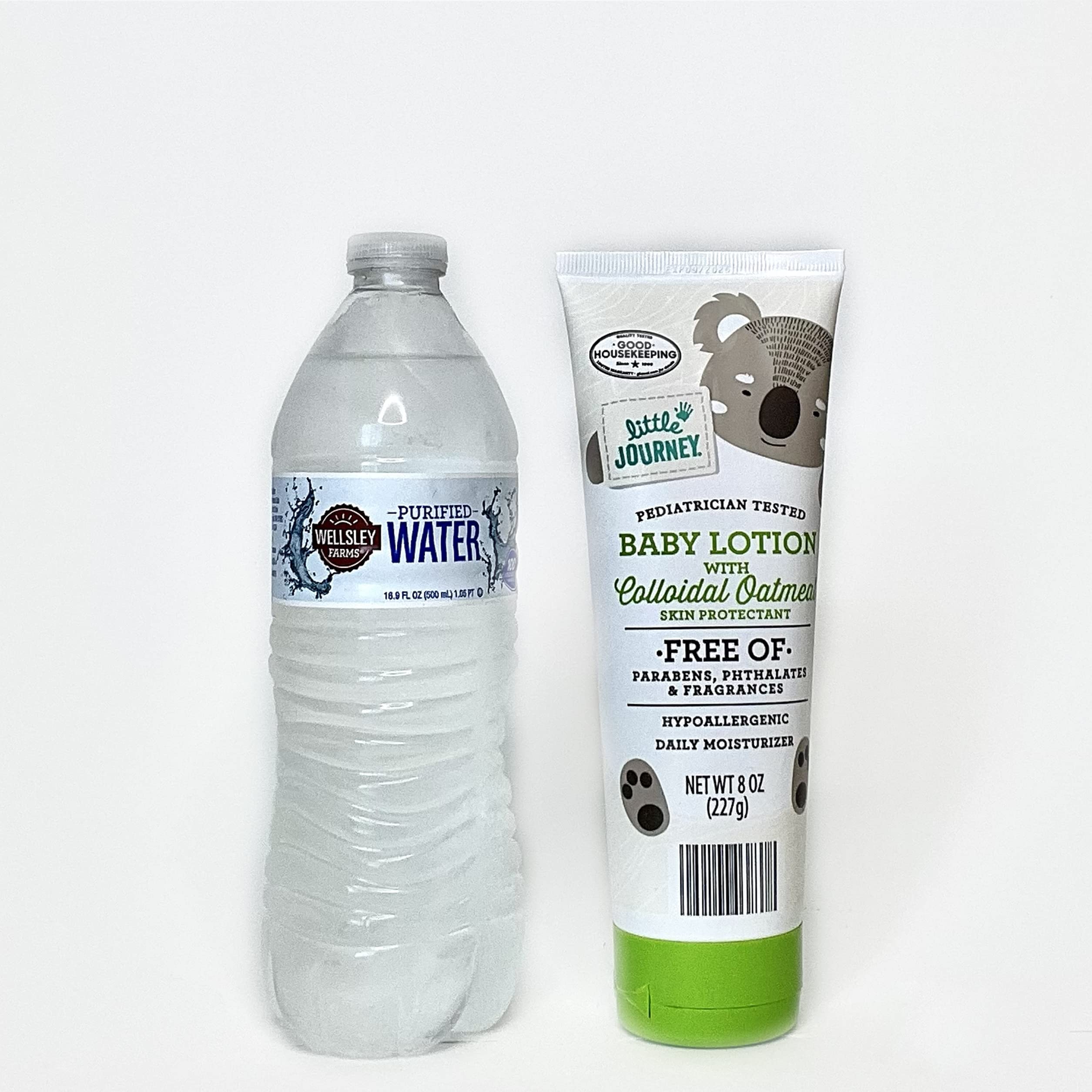 Little Journey daily moisturizer application demonstrates easy, lightweight hydration.