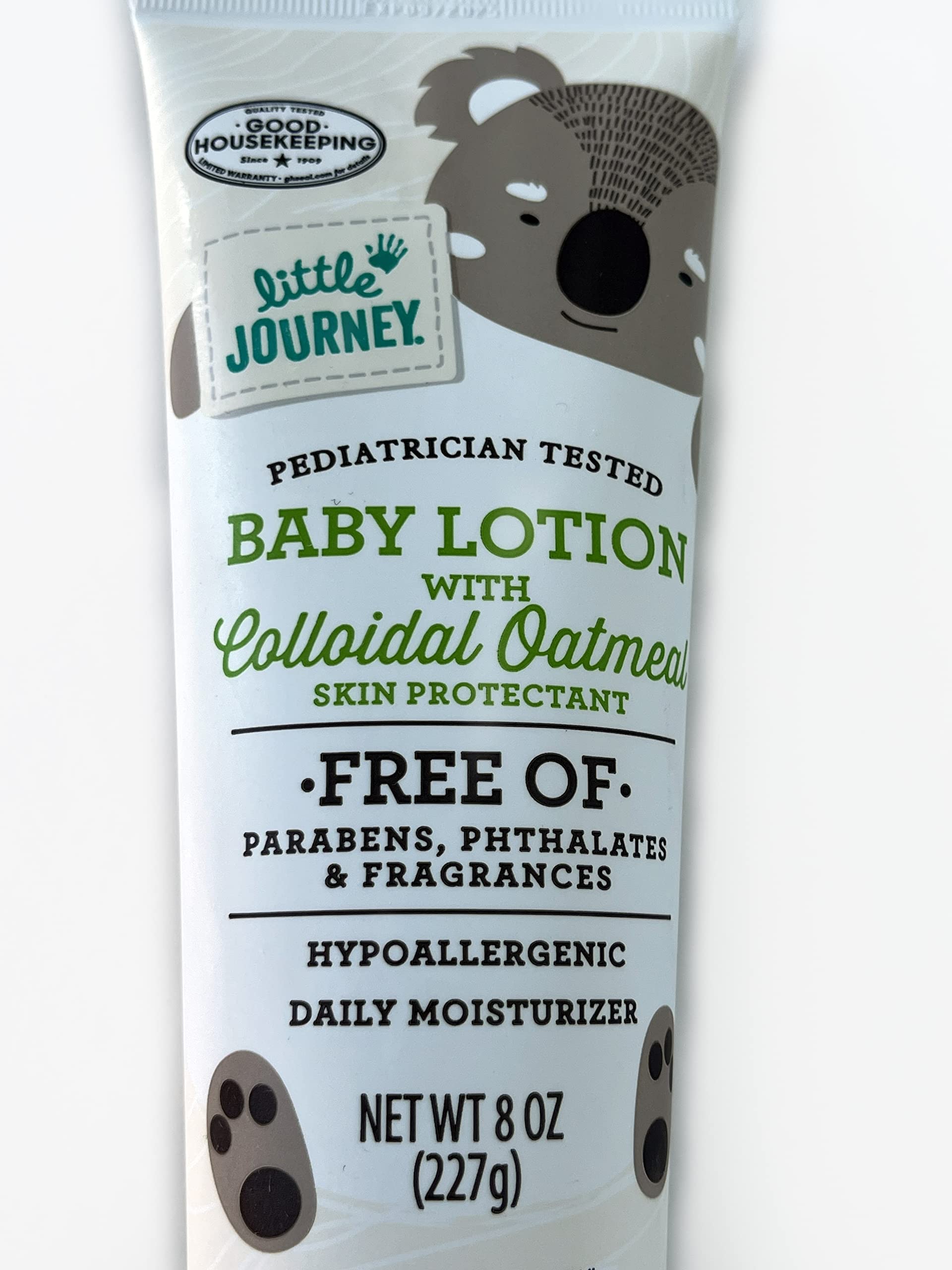Little Journey hypoallergenic formula for sensitive baby skin.