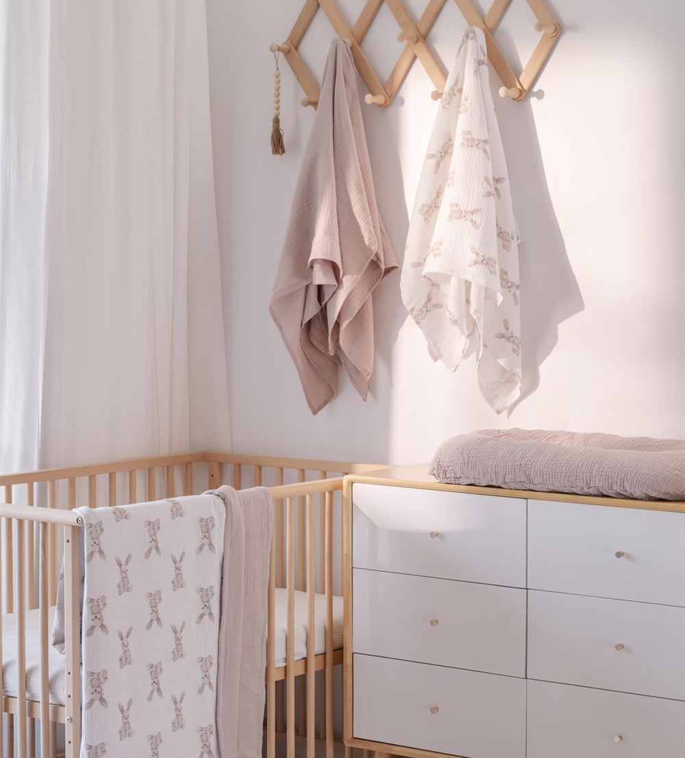 Little Jump prewashed blanket compact roll demonstrates easy care and softening after washes.