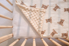 Little Jump blanket 30x40 inches ideal for swaddling and wraps
