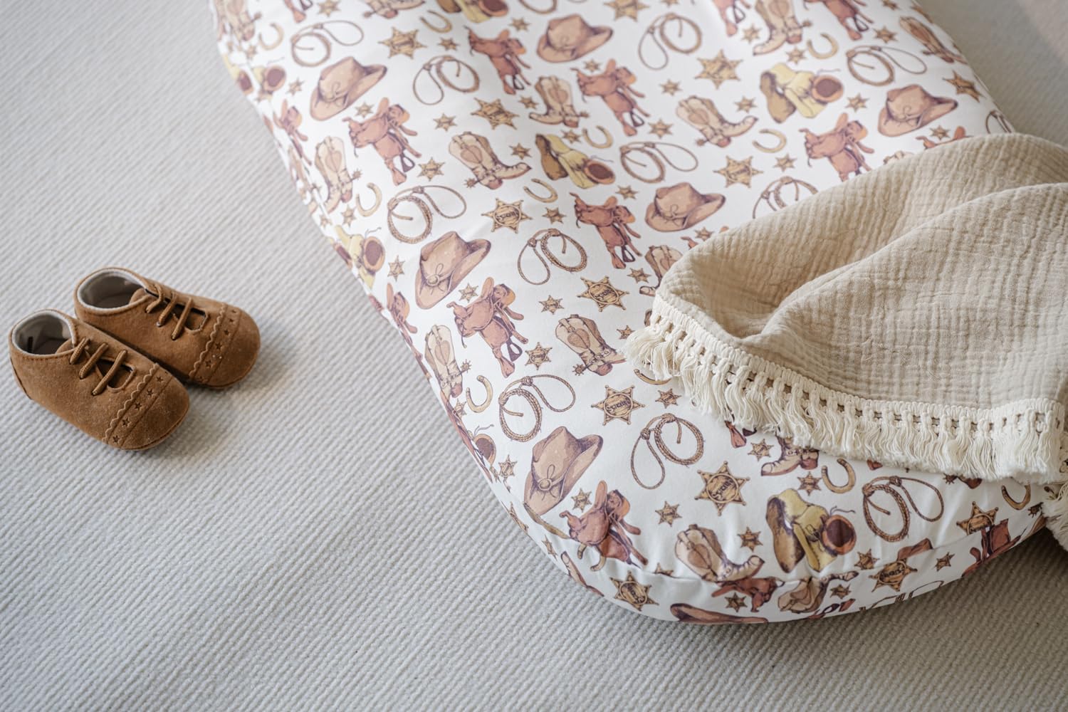 Little Jump easy-care removable cover keeps colors vibrant after washes