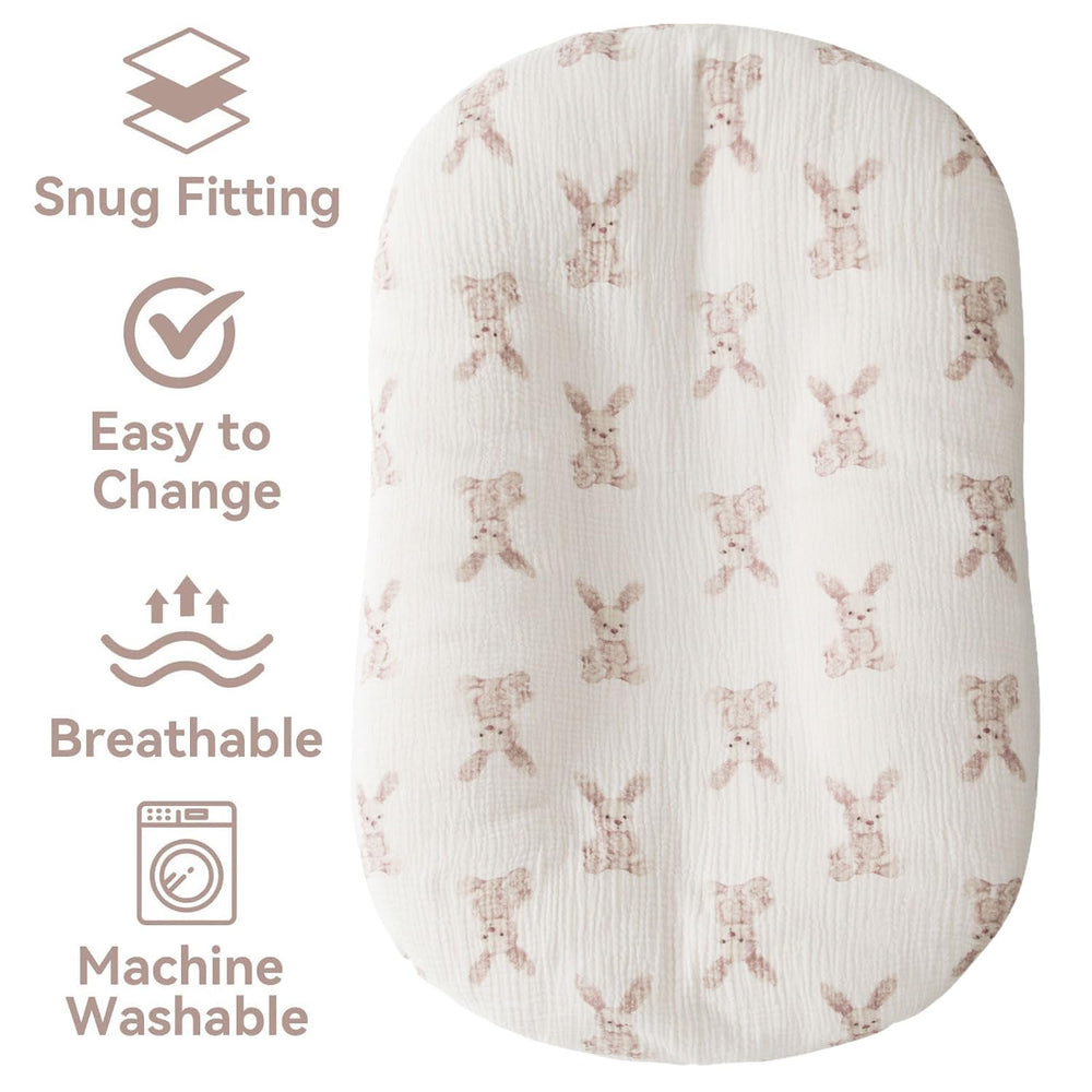 Little Jump removable slipcover highlights easy on off envelope closure