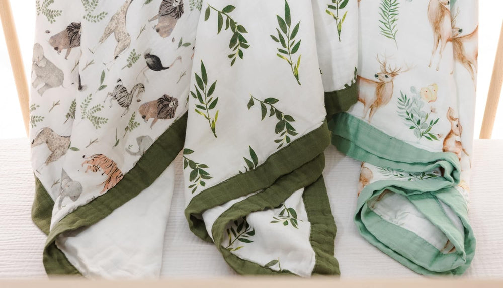 Little Jump Muslin Quilt gift ready packaging portraying thoughtful present