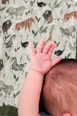 Little Jump Muslin Quilt nap time setup showing cozy breathable comfort