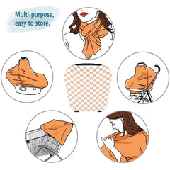 Little Jump stroller cover with large opening keeps baby cool and accessible