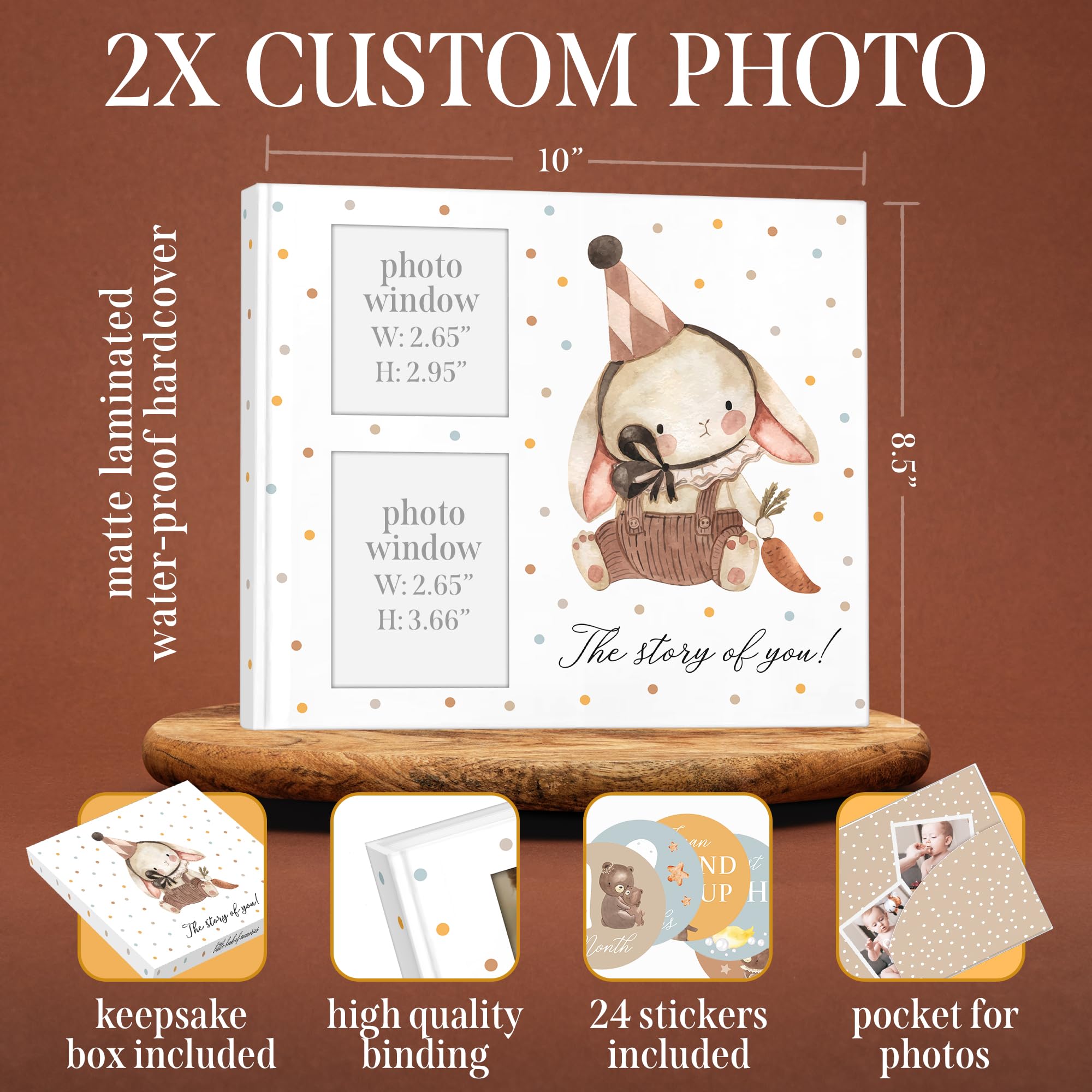 Little Keepsakes by YASHVEDH monthly milestone stickers mark progress and memories beautifully.