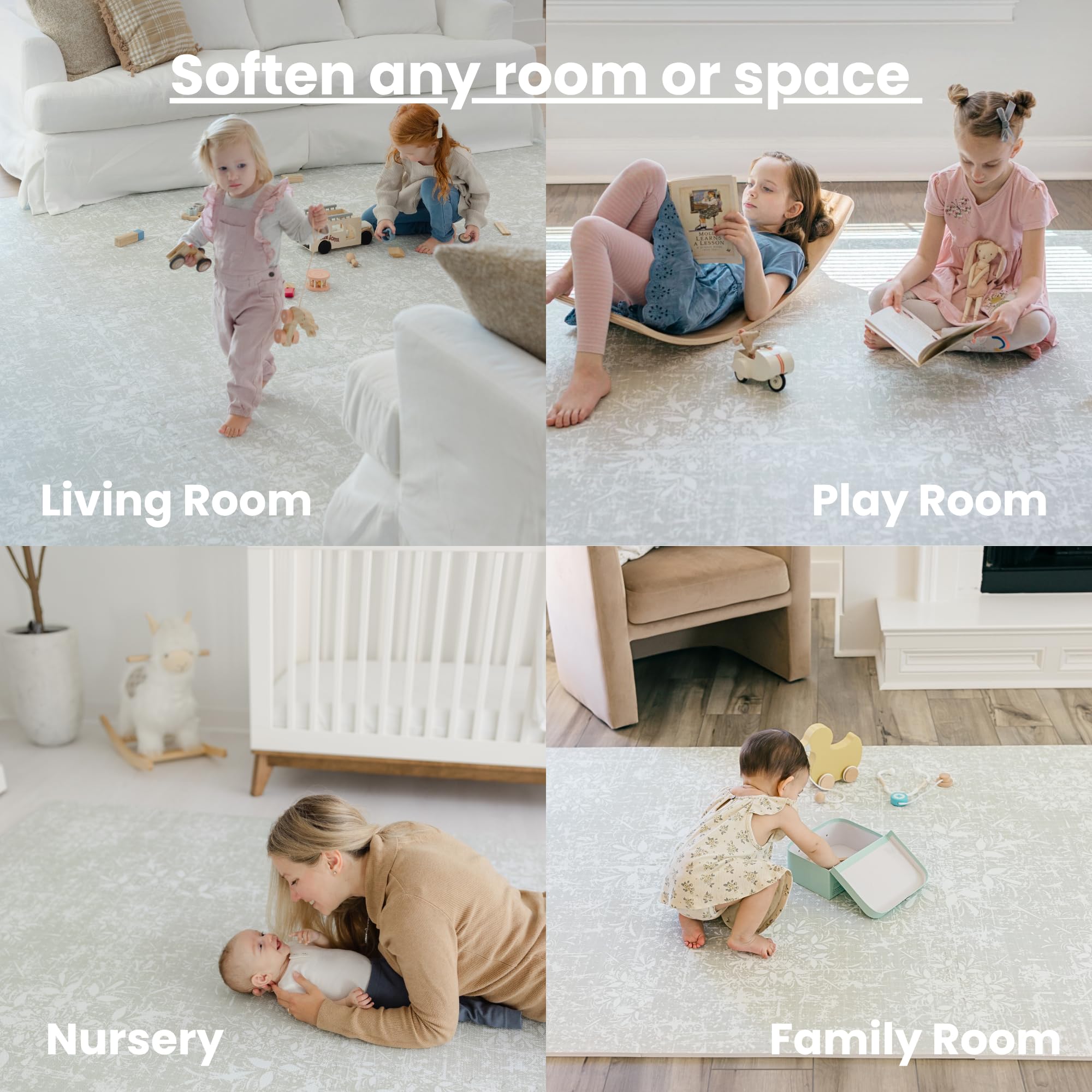 Little Landings Eden tummy-time setup for safe early motor exploration