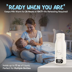 Little Love Co. bottle warmer fast charge for on-the-go power.