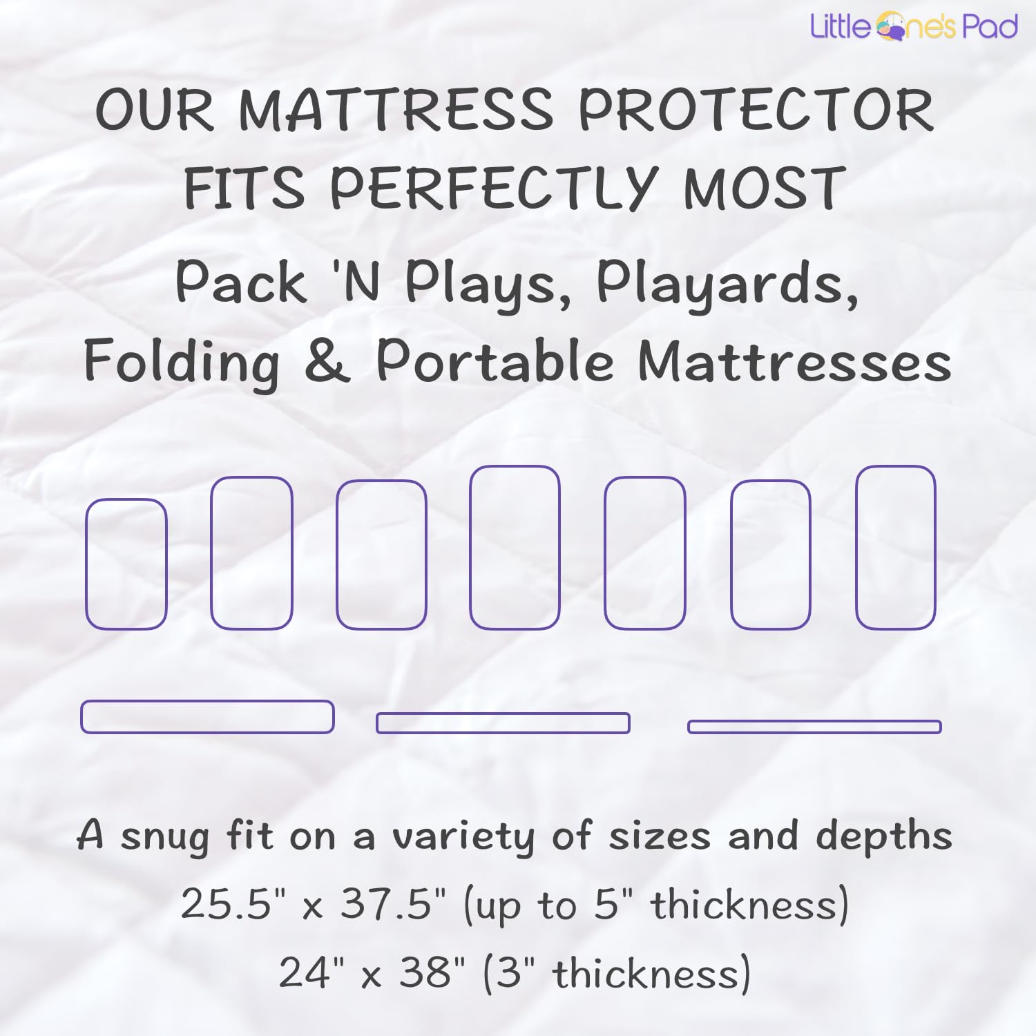 Little One's Pad dryer-safe machine-washable design for easy cleanup
