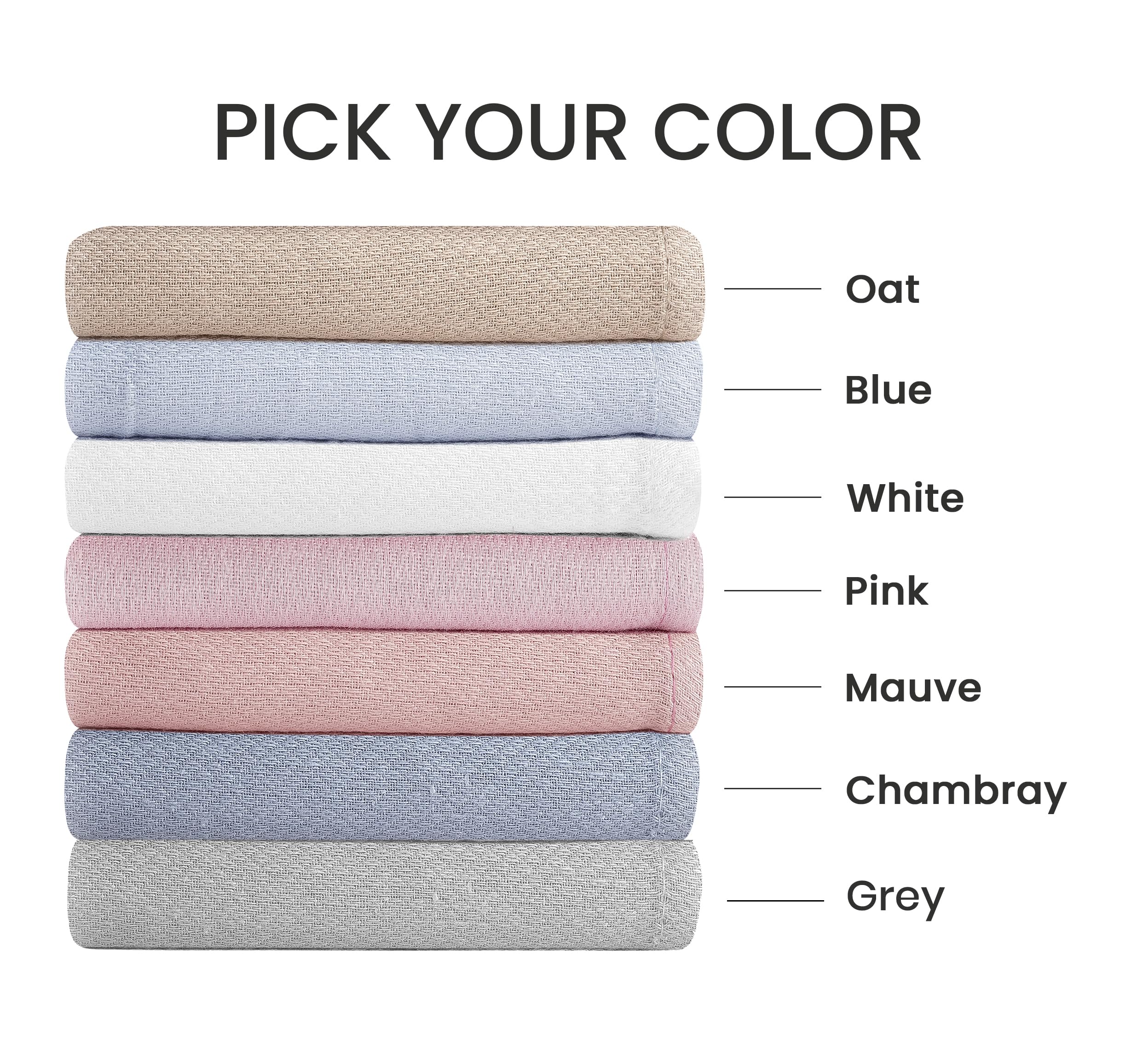 Little Pipers Deluxe birdseye diaper chambray demonstrates color options for nursery styling
