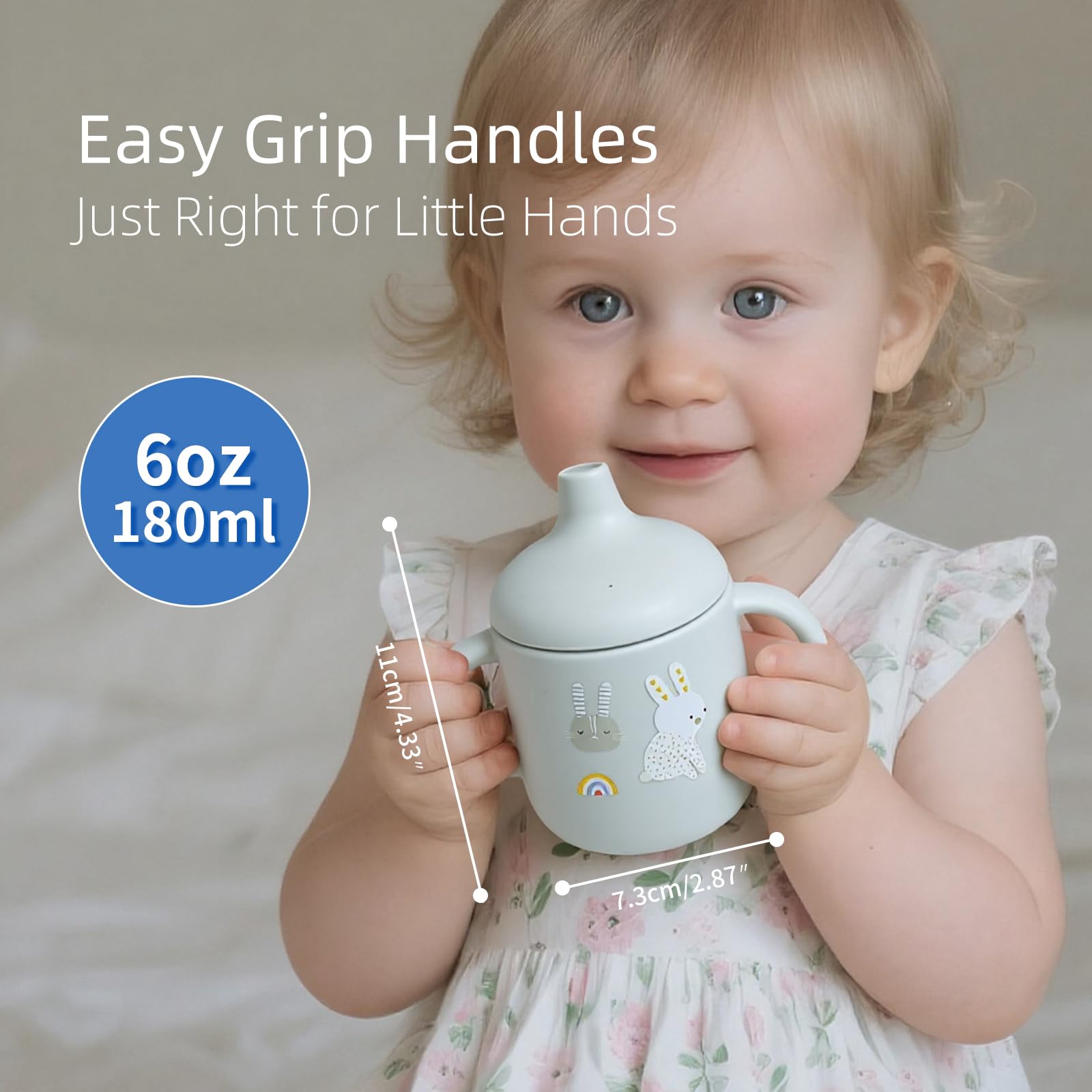 Little Rawr open-cup option supports advanced self-feeding stages and snack transitions.