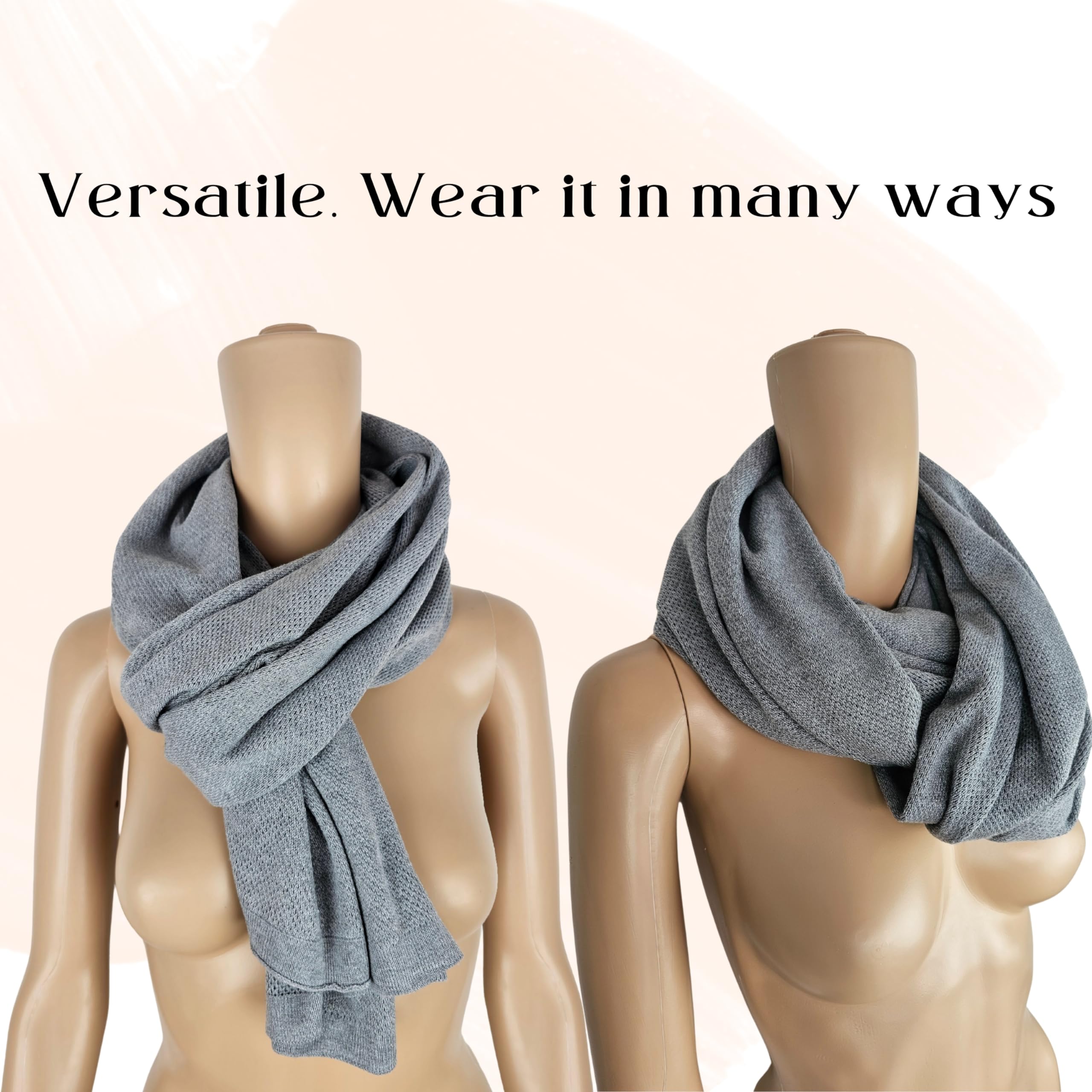 Little Rou Peekaboo Knit available in grey and beige for versatile style.