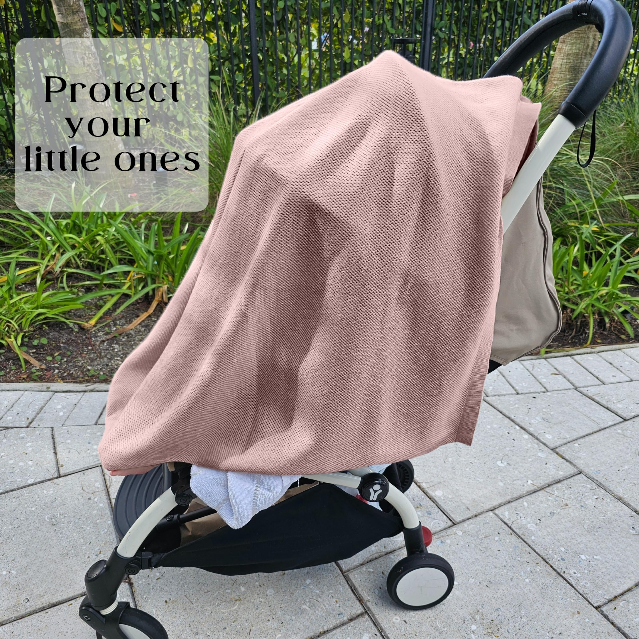 Little Rou Peekaboo mesh laundry bag included with cover