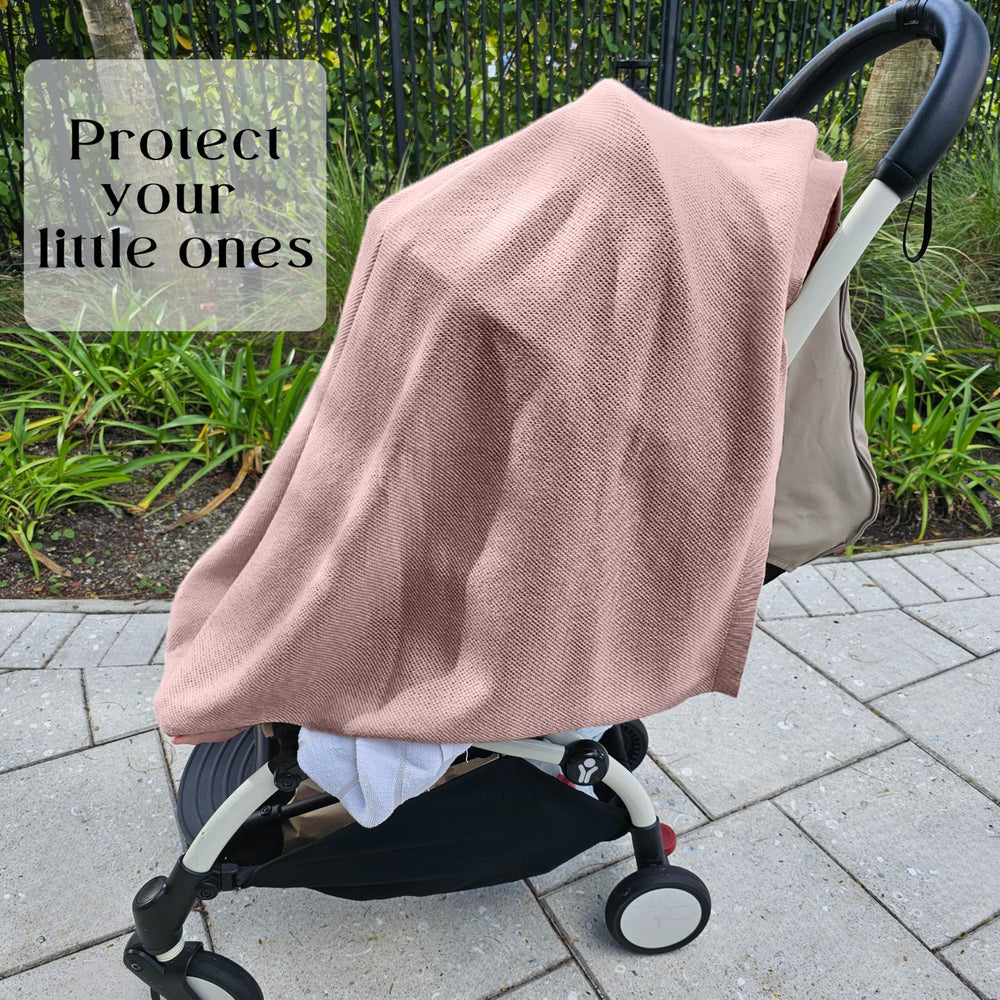 Little Rou Peekaboo mesh laundry bag included with cover