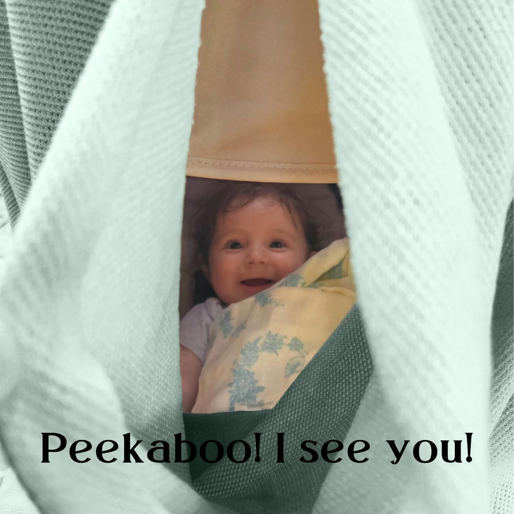 Little Rou Peekaboo nursing cover sage pumping-cover for convenient feeding moments