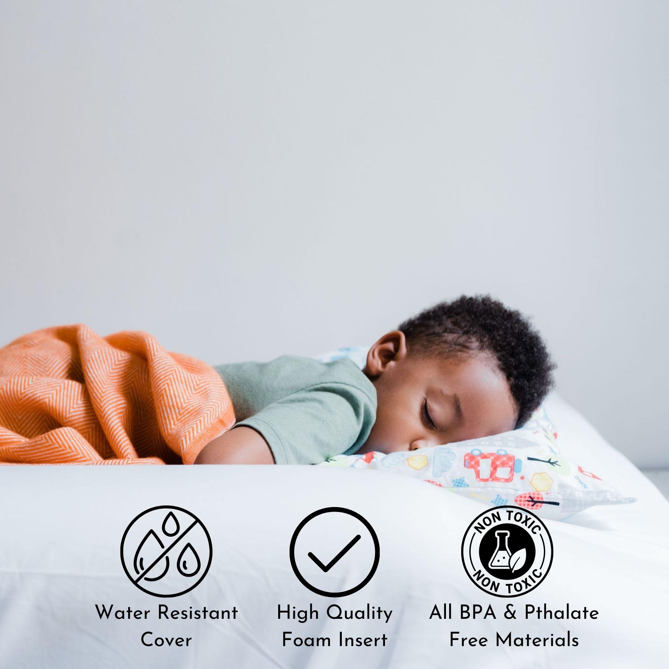 Little Sleepy Head machine-washable cover for easy cleaning and daily use.