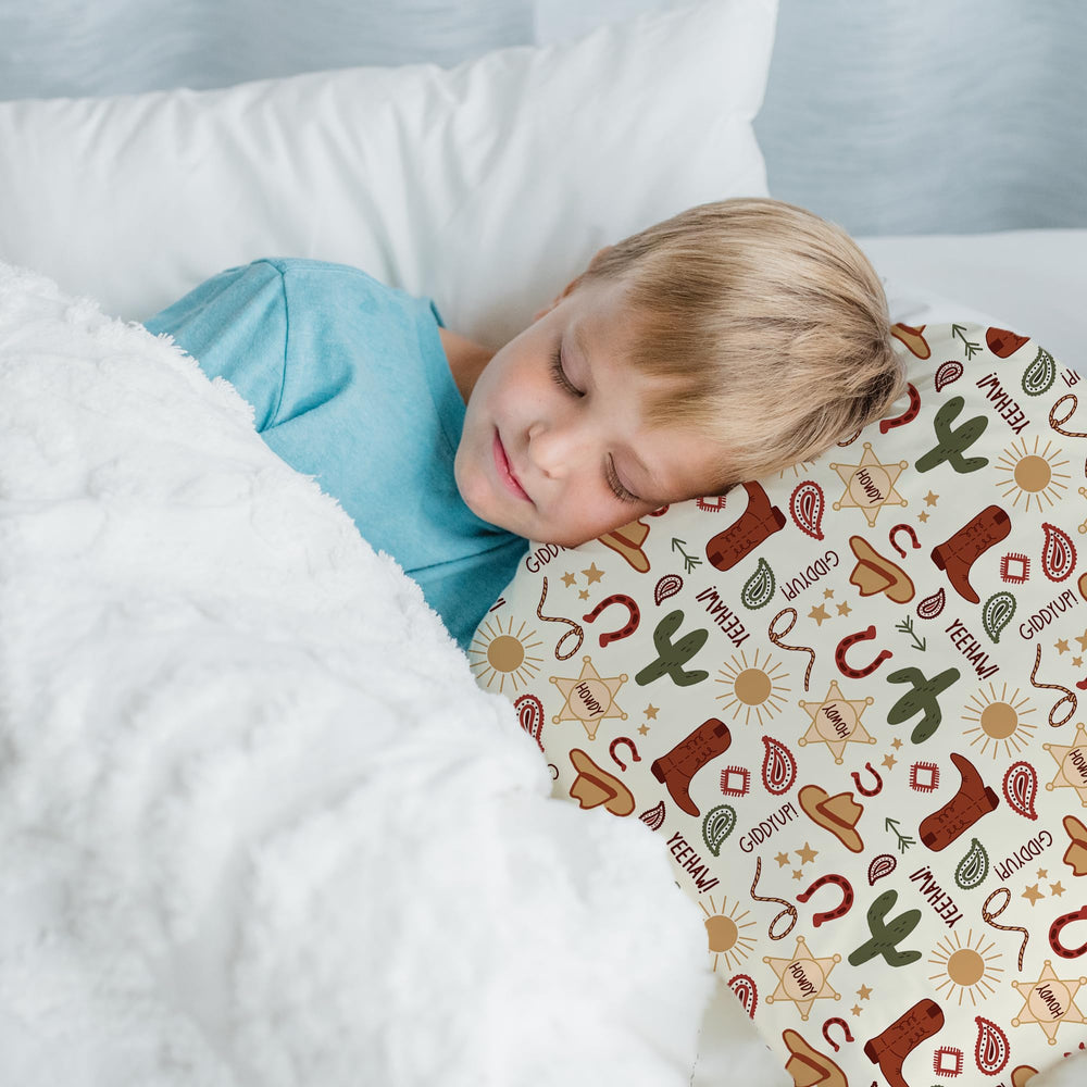 Little Sleepy Head cotton pillowcase softens with every wash for comfort