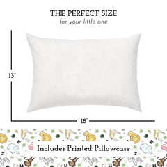 Little Sleepy Head ergonomic neck-support pillow supports growing kids during bedtime.