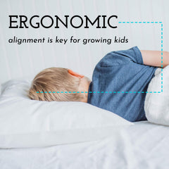Little Sleepy Head ergonomic neck-support design helps growing kiddos feel comfortable.