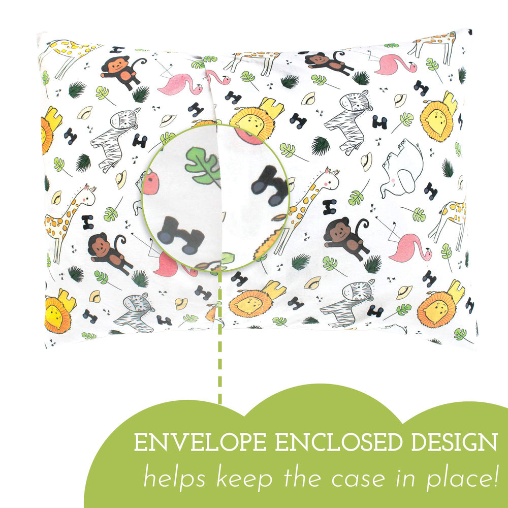 Little Sleepy Head pillowcase 100% cotton fits pillow snugly for easy washing.