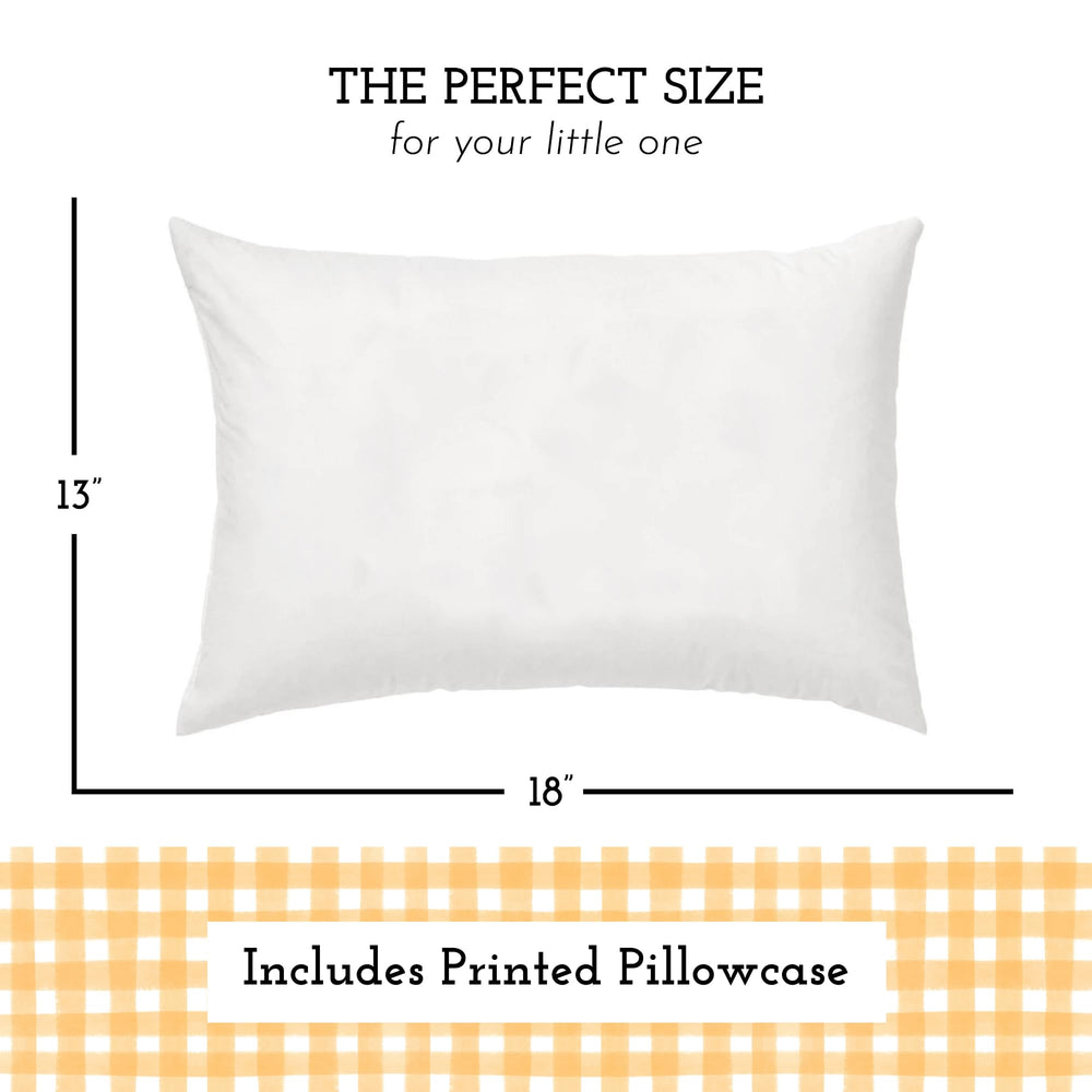 Little Sleepy Head pillowcase-envelope-closure allows easy washing and secure pillow fit.
