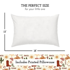 Little Sleepy Head pillowcase close-up with envelope closure for easy washing
