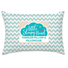 Little Sleepy Head toddler pillow 13x18 ready for nap-time comfort with gentle neck support.